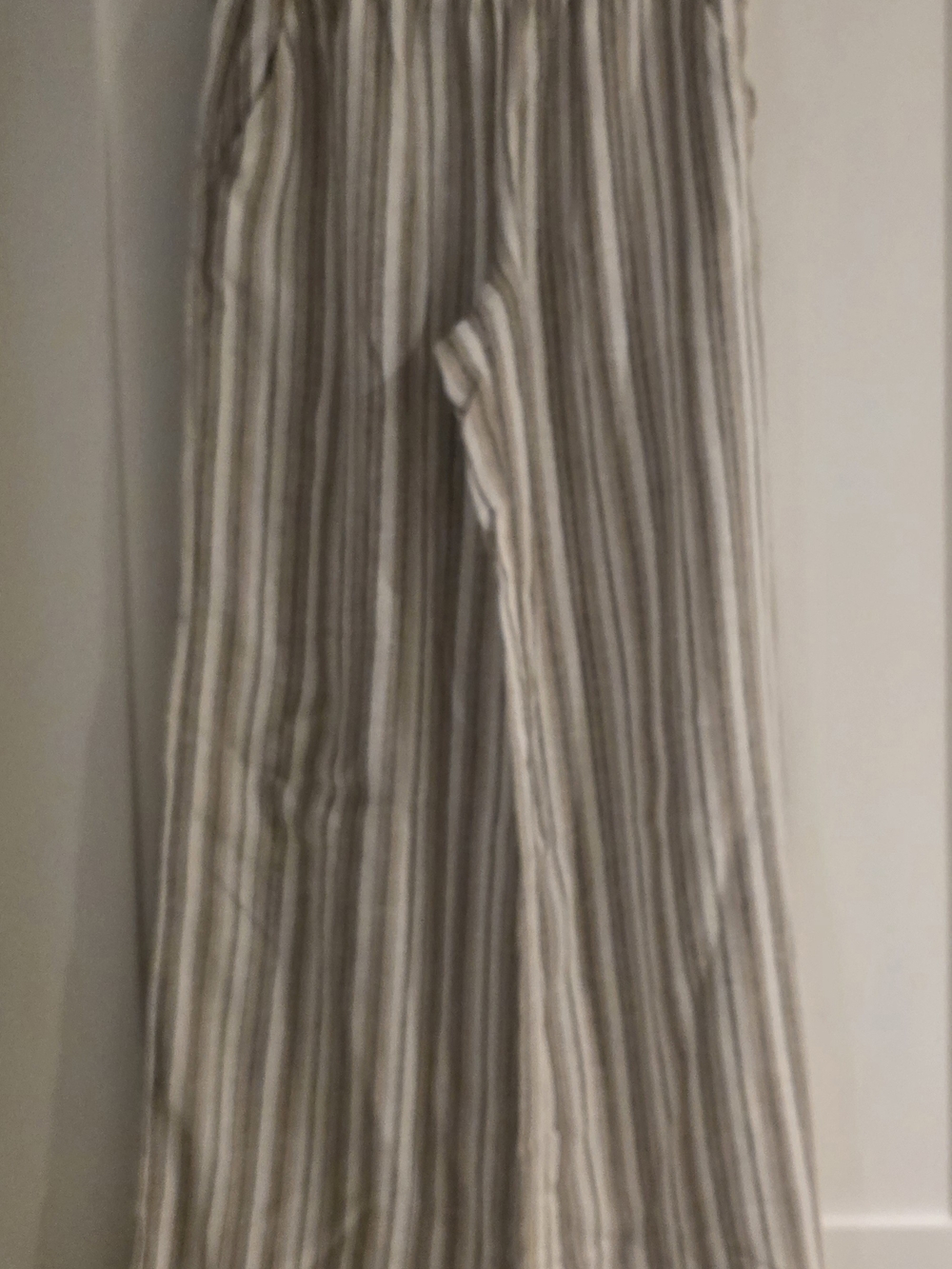 Love Tree Striped Linen Pant in Neutral Colors